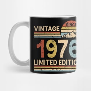 Vintage Since 1976 Limited Edition 47th Birthday Gift Vintage Men's Mug